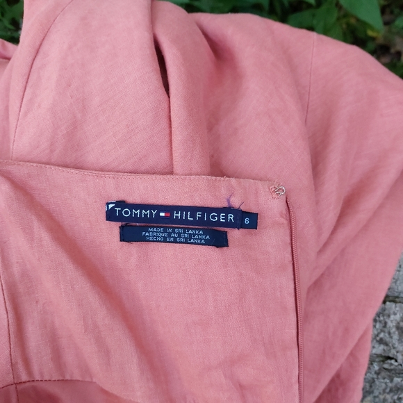 100% Linen Halter Dress by Tommy Hilfiger - Picture 6 of 7